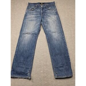 7 For All Mankind Austyn Luxe‎ Performance Mens Jeans 32 Medium Wash Distressed